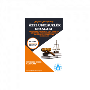 ÖZEL USULSÜZLÜK CEZALARI E KİTABIMIZ ÇIKTI!