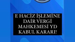 MÜKELLEFLER ADINA HACİZ İŞLEMİ TESİS EDİLMEDEN ÖNCE ÖDEME EMRİ DÜZENLENEREK USULÜNE UYGUN BİR ŞEKİLDE TEBLİĞ EDİLMESİ GEREKMEKTEDİR