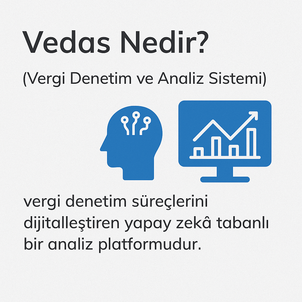 Vedas nedir? Vergi denetim ve analiz sistemi 1 Vedas