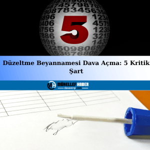 Düzeltme Beyannamesi Dava Açma: 5 Kritik Şart